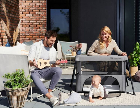 Kinderkraft Movi Łóżeczko Turystyczne Grey