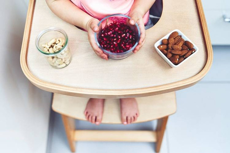 Moby Woody Drewniane Krzesełko Do Karmienia Drewniane