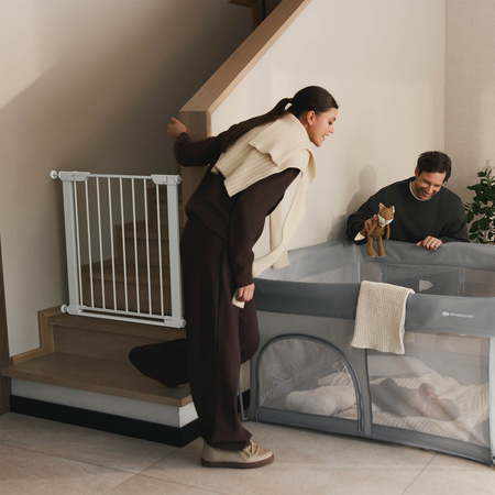 Kinderkraft SAFE SNAP Bramka zabezpieczająca Biała