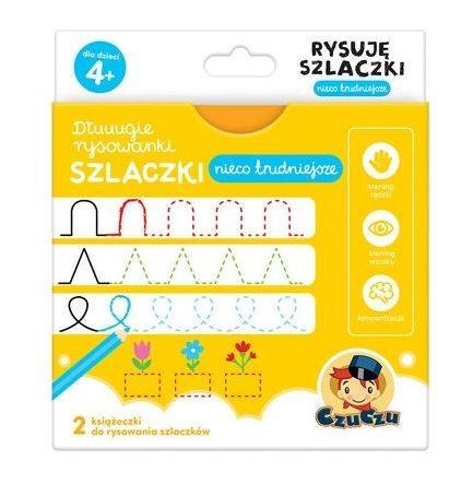 CzuCzu Dluuugie rysowanki. Rysuje szlaczki nieco trudnidniejsze 4+