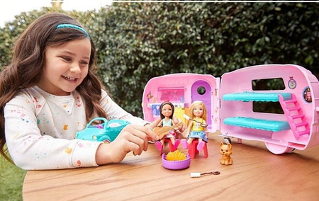 Barbie Chelsea z przyczepą kempingową FXG90 /2