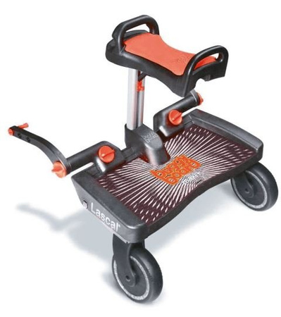 Lascal Zestaw BuggyBoard MAXI+ Dostawka Do Wózka Czarny/Czerwony
