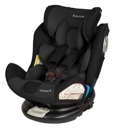 BabySafe Labrador Fotel Samochodowy 0-36kg Black