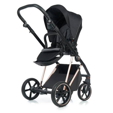 Roan Ivi 2.0 Wózek Głęboko-Spacerowy Rama Rosegold Raven