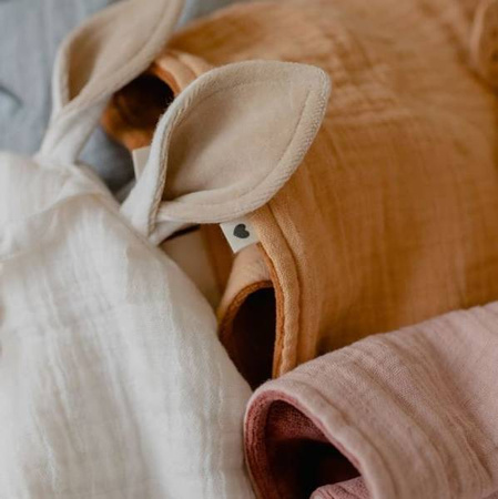 Bibs Cuddle Cloth Kangoroo Pieluszka Przytulanka z Zawieszką Na Smoczek Ivory