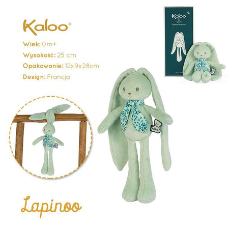 Kaloo Przytulanka Królik Zielony 25 cm Lapinoo