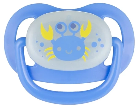 CANPOL BABIES Love & Sea sSmoczek uspokajający Silikon 18 m+ Niebieski