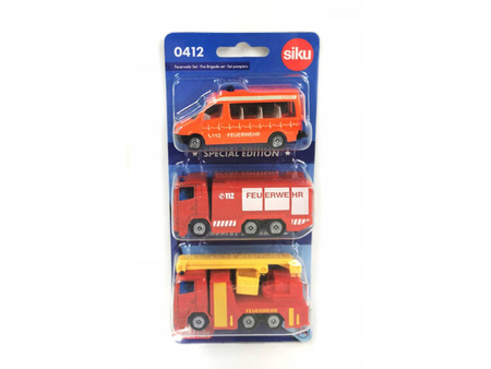 Siku Pojazdy Strażackie 3-PAK