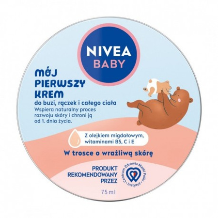 Nivea Baby Mój Pierwszy Krem do Buzi, Rączek i Całego
