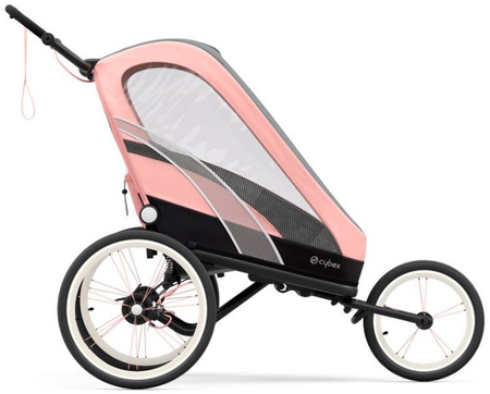 Cybex Zeno Wielofunkcyjna Przyczepka Do Biegania Do Roweru Cybex Sports Powder Pink by Anna Lewandowska
