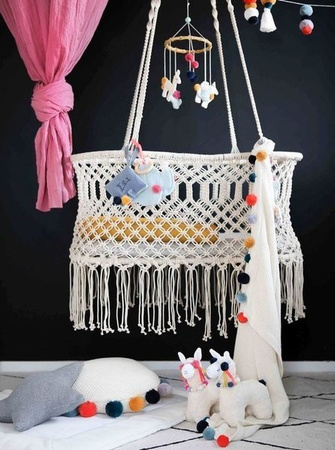 Kikadu Kołyska Podwieszana Ecru