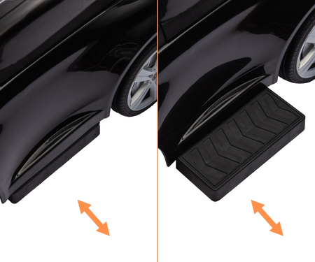 Milly Mally Jeździk z Rączką Mercedes C-Class Czarny