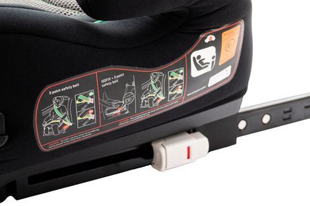 Oximo Aksobisco Fotelik Samochodowy Podstawka 15-36 kg Czarno-Szary