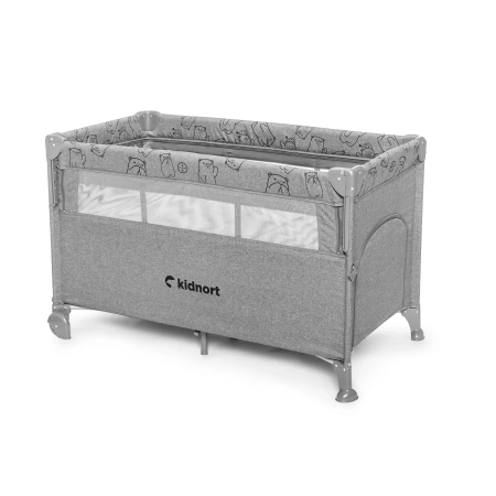 Kidnort Stugan Łóżeczko Turystyczne Jasny Szary