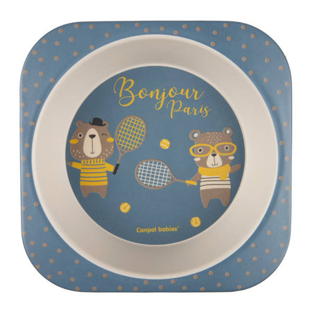 Canpol Babies Bonjour Paris Zestaw Naczyń 5 Elementów Granatowy 9/227_blu