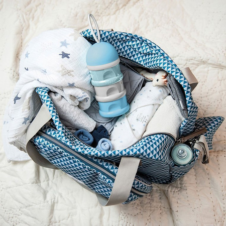 BEABA Pojemniki na mleko w proszku airy green + windy blue + light mist