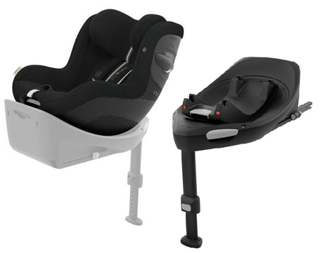 Cybex Sirona G I-Size Fotelik Samochodowy 0-20kg Plus Moon Black + Cybex Baza G Black