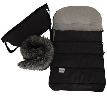 Eko Śpiworek Combi Jednokolorowy SP-38 Czarny