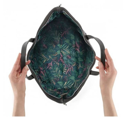 Kinderkraft Treasurebag Torba Dla Mamy z Przewijakiem Nature Vibes Dark Grey