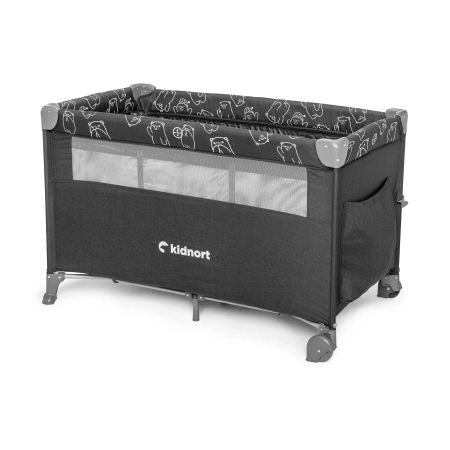 Kidnort Stugan Łóżeczko Turystyczne Ciemny Szary