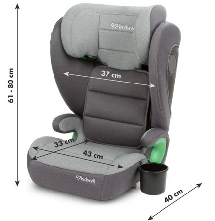 Kidwell Weston Fotelik Samochodowy 15-36kg Dark Grey