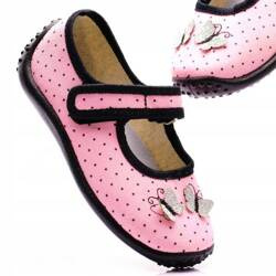 Zetpol Julia Kapcie Motylek Róż Rozmiar 27 