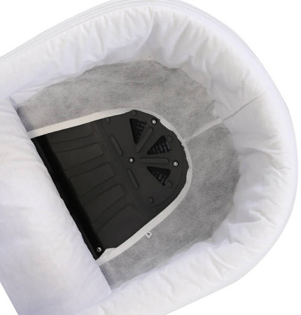 Kunert Mila Wózek Głęboko-Spacerowy 2w1 Pudrowy Róż Czarna Rama Koła Żelowe