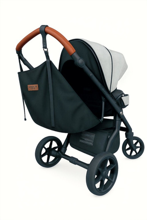 Blaben Baby Hamak do wózka dziecięcego z Pasami Bezpieczeństwa Black