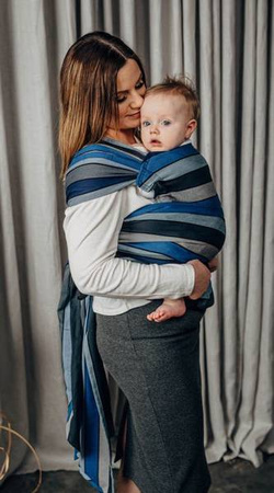 LennyLamb Nosidełko LennyHybrid Half Buckle, Splot Skośno-Krzyżowy, 100% Bawełna Wodospad