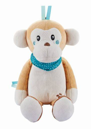 Kookedo Zabawka Pluszowa z Lampką i Pozytywką Małpa