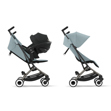 Cybex Libelle 2.0 Wózek Spacerowy Rama Taupe Stormy Blue