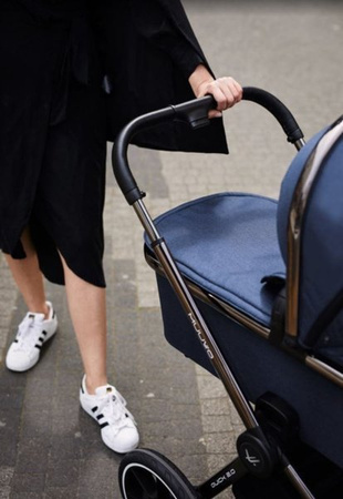 Muuvo Quick 2.0 Wózek Spacerowy Black Chrome Indigo