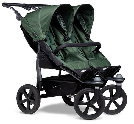 Wózek Bliźniaczy TFK Duo Sport Zielony / Pompowane