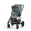Cybex Balios S Lux 2.0 Wózek Głęboko-Spacerowy Stormy Blue + Cloud G I-Size Fotelik Samochodowy 0-13kg + Baza G + Osłony Przeciwdeszczowe + Adaptery