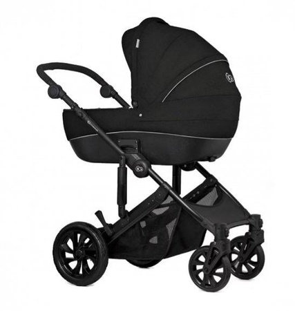 Kinderkraft Prime Lite Wózek Głęboko-Spacerowy 2w1 Deep Black
