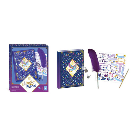 Janod Zestaw kreatywny Sekretna księga Magic School 7+