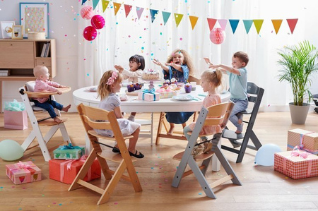 Kinderkraft Enock Krzesełko Do Karmienia White Oiled