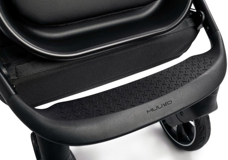 Muuvo Quick 3.0 Wózek Głęboko-Spacerowy z Gondolą XL Zestaw 2w1 Steel Grey