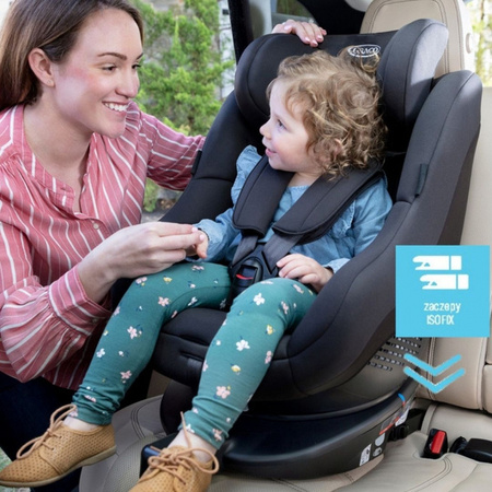 Graco Turn2Me R129 Fotelik Samochodowy 0-18 kg Navy