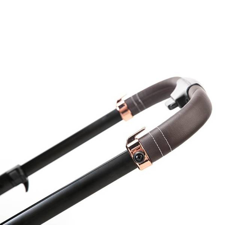 Espiro Only Way 2022 Wózek Spacerowy Rama Czarna Silver 103 Blue Fog GEL