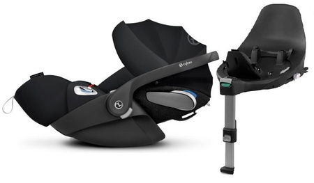 Cybex Cloud Z I-Size Fotelik Samochodowy 0-13 kg + Baza Z-fix Deep Black