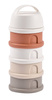 BEABA Pojemniki na mleko w proszku 4 komory cotton white/terracotta