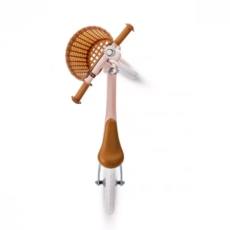 Kinderkraft Rapid Rowerek Biegowy z Koszykiem Różowy