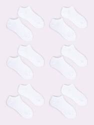 Yoclub! Skarpety Krótkie Białe EUR 26-28