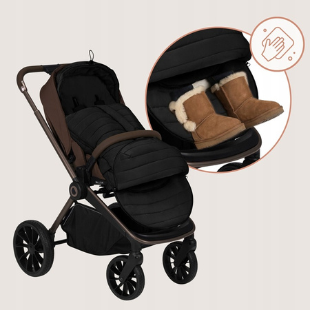 Lionelo Oli Śpiworek do Wózka Black