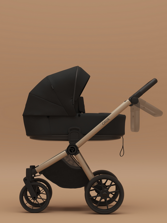 Riko Cava Wózek Głęboko-Spacerowy 02 Coal