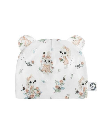 Bonjour Cherie Czapeczka Romantyczny Królik 62/68