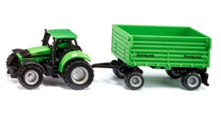 Siku Farmer Zabawkowy Traktor Deutz Fahr Z Przyczepą Fortuna