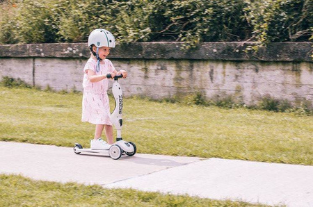 Scootandride Highwaykick 1 2w1 Jeździk i Hulajnoga 1-5 lat + Kask XXS-S Dla Dzieci 1-5 Lat Ash