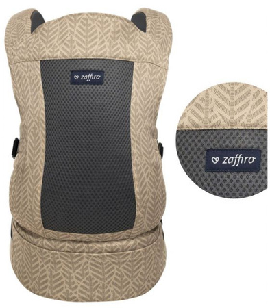 Zaffiro City Air Nosidło Ergonomiczne Beige Leaves